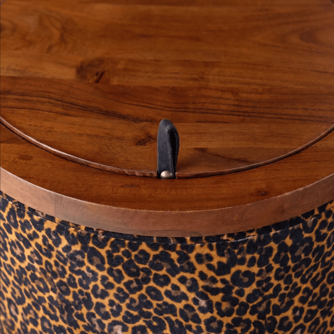 Leopard Vanity & Stool Set