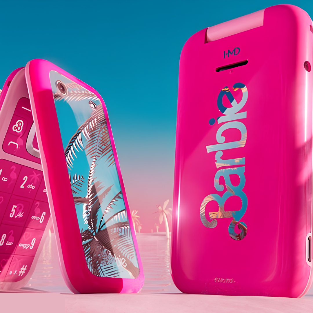 Barbie Flip Phone