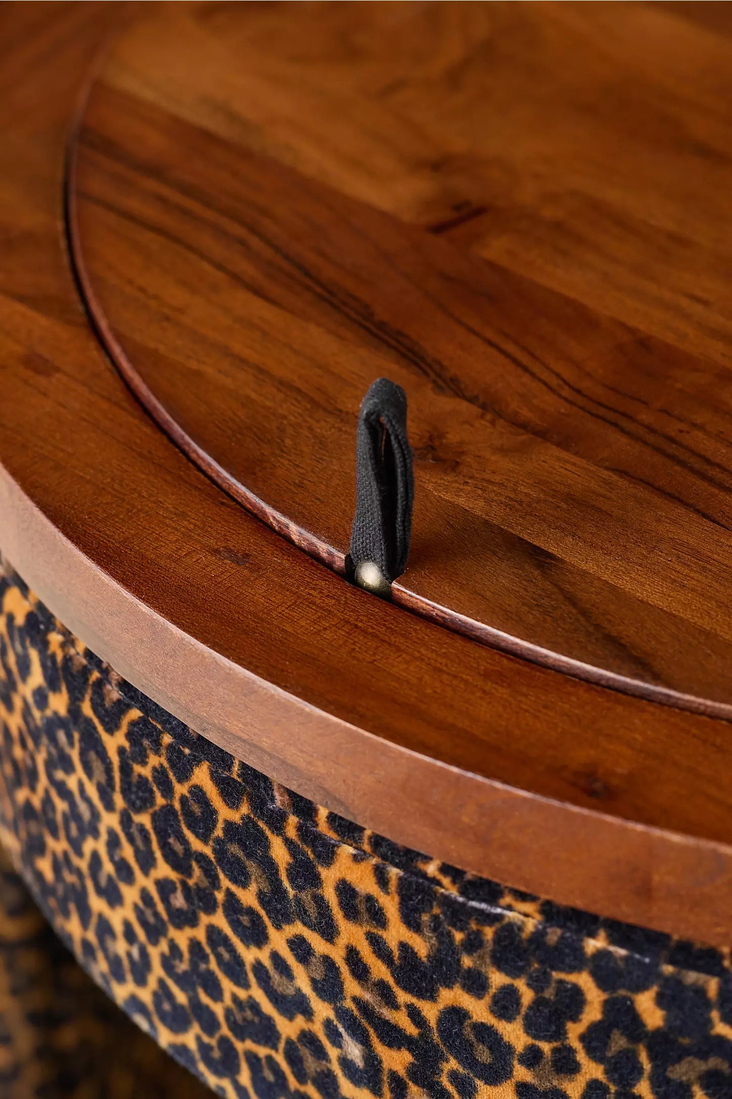 Leopard Vanity & Stool Set